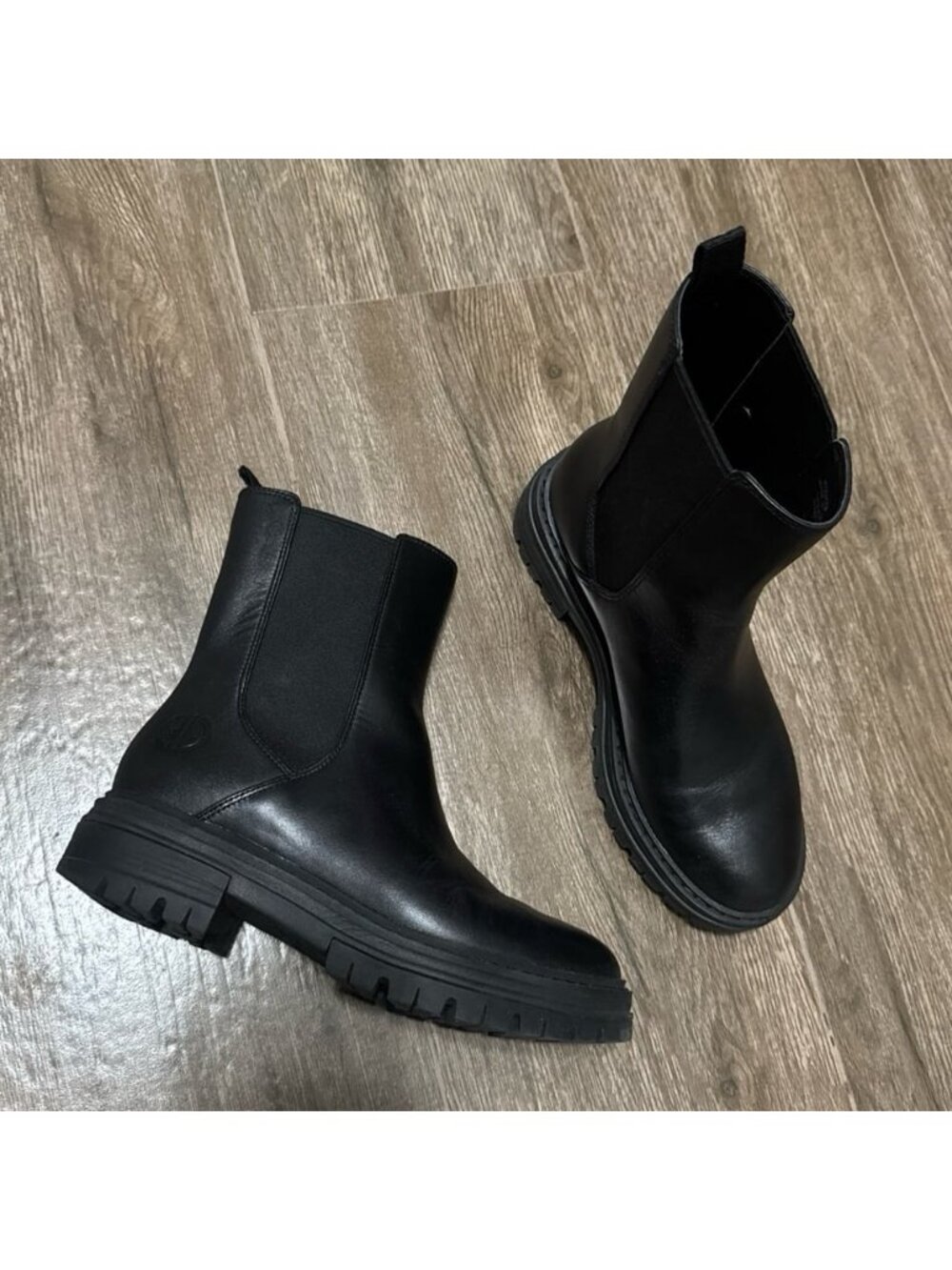 Cole Haan Grand.360 Chelsea Boots Black Leather Women's 7B